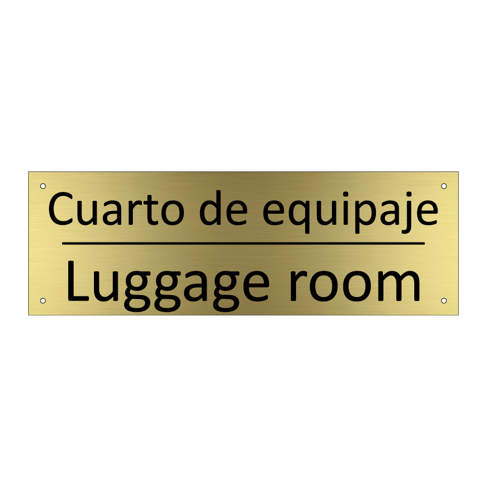 Cuarto de equipaje - Luggage room