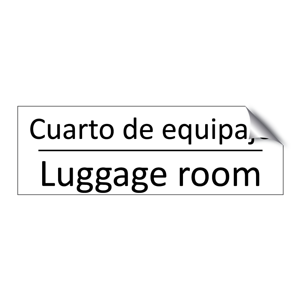 Cuarto de equipaje - Luggage room