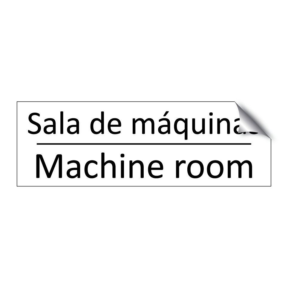 Sala de máquinas - Machine room