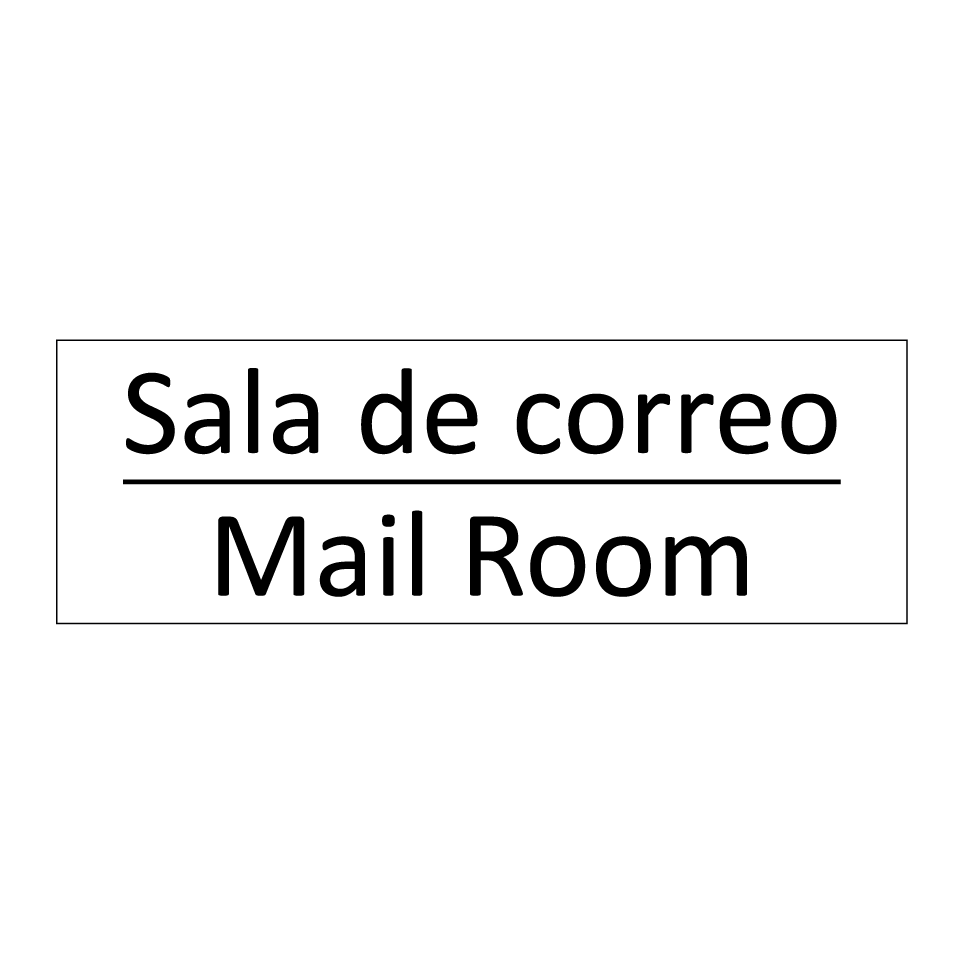 Sala de correo - Mail Room