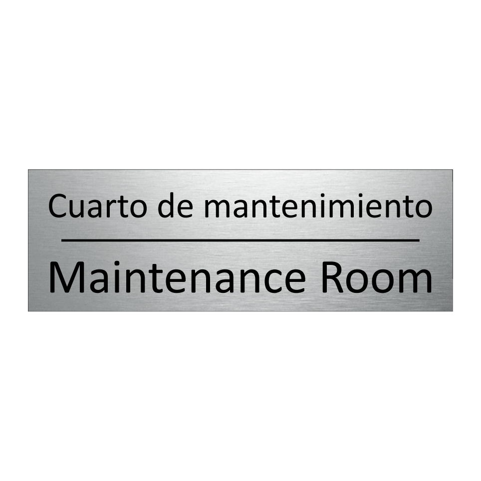 Cuarto de mantenimiento - Maintenance Room