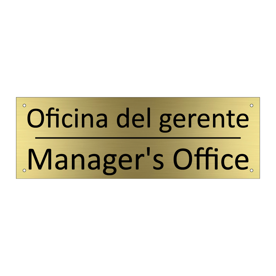 Oficina del gerente - Manager's Office
