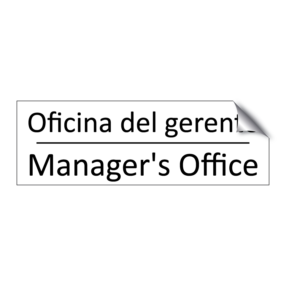Oficina del gerente - Manager's Office