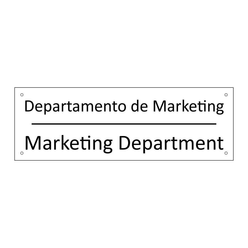 Departamento de Marketing - Marketing Department