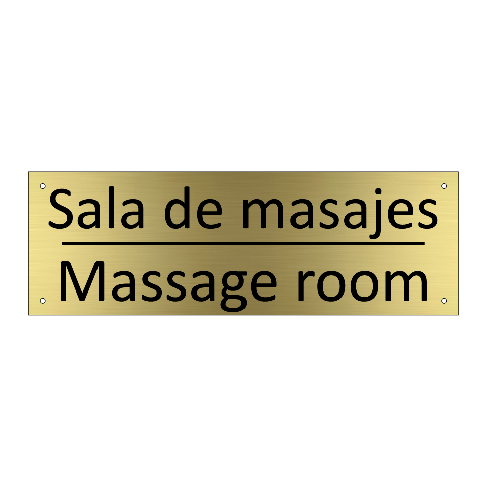 Sala de masajes - Massage room
