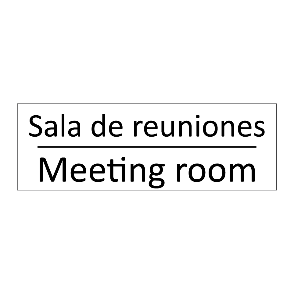 Sala de reuniones - Meeting room