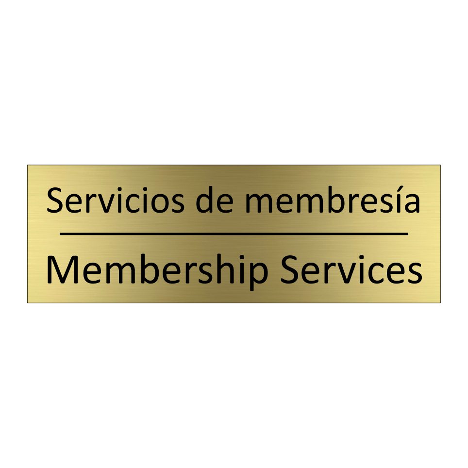 Servicios de membresía - Membership Services