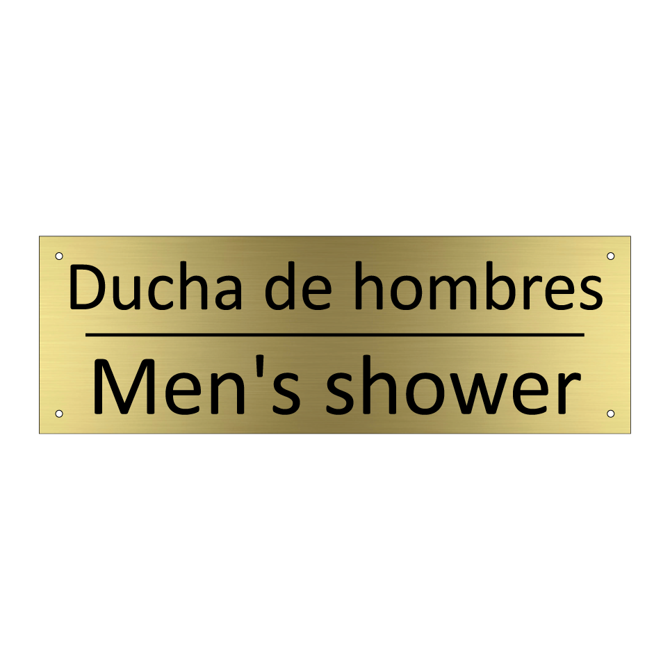 Ducha de hombres - Men's shower