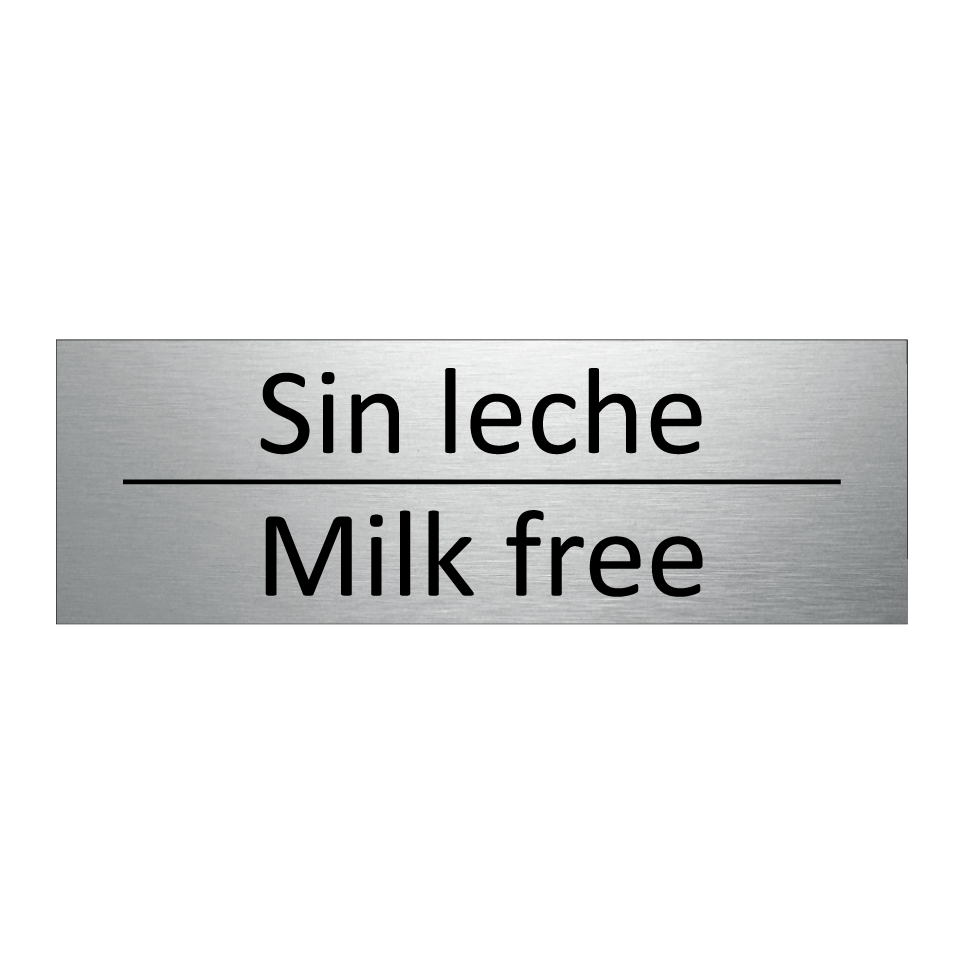Sin leche - Milk free