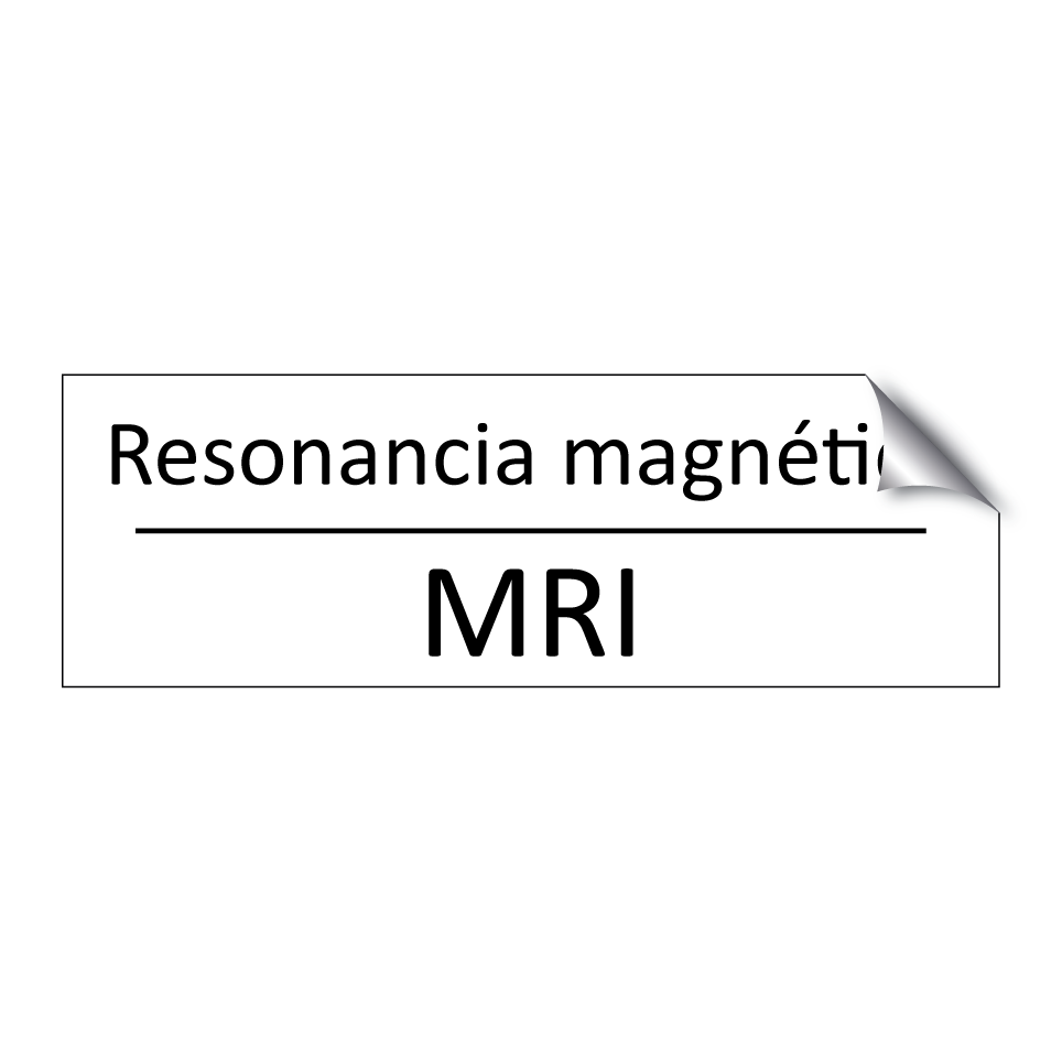 Resonancia magnética - MRI