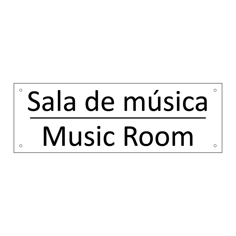Sala de música - Music Room