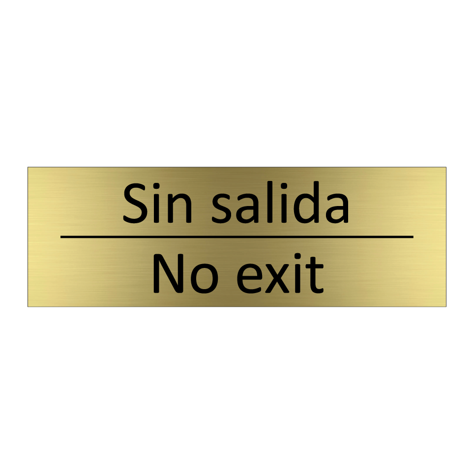 Sin salida - No exit