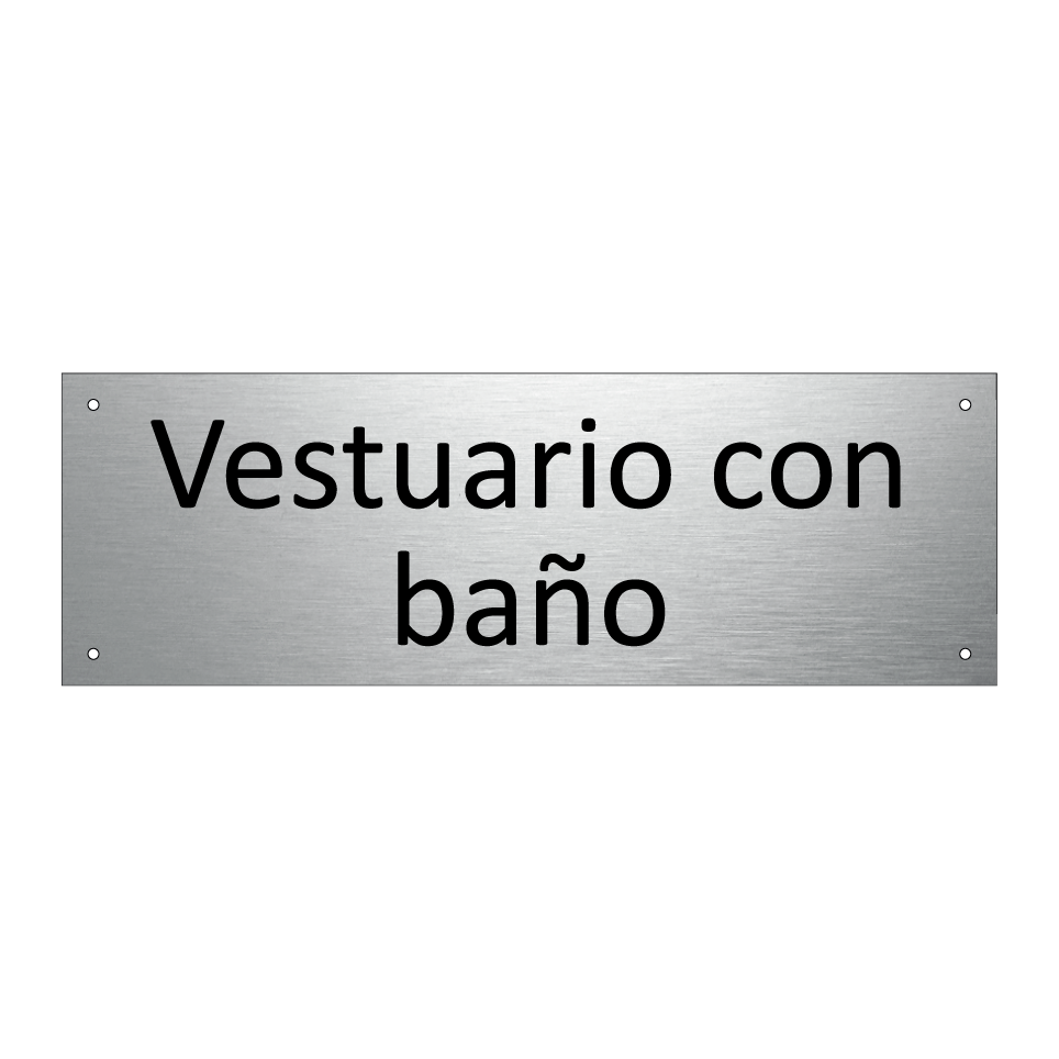 Vestuario con baño