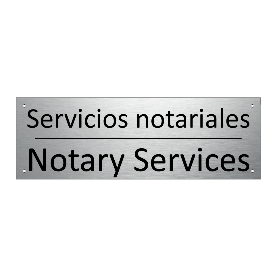Servicios notariales - Notary Services