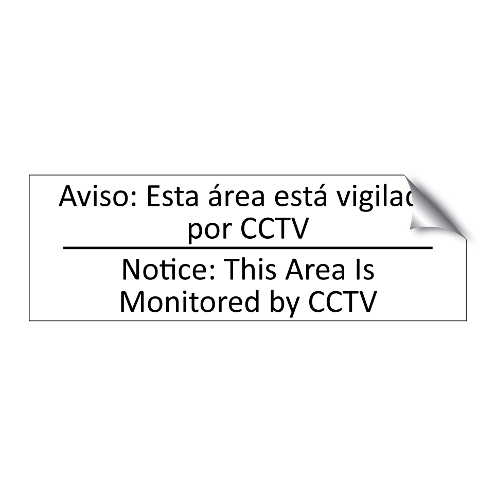 Aviso: Esta área está /.../ - Notice: This Area Is /.../