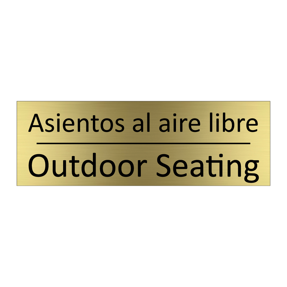 Asientos al aire libre - Outdoor Seating