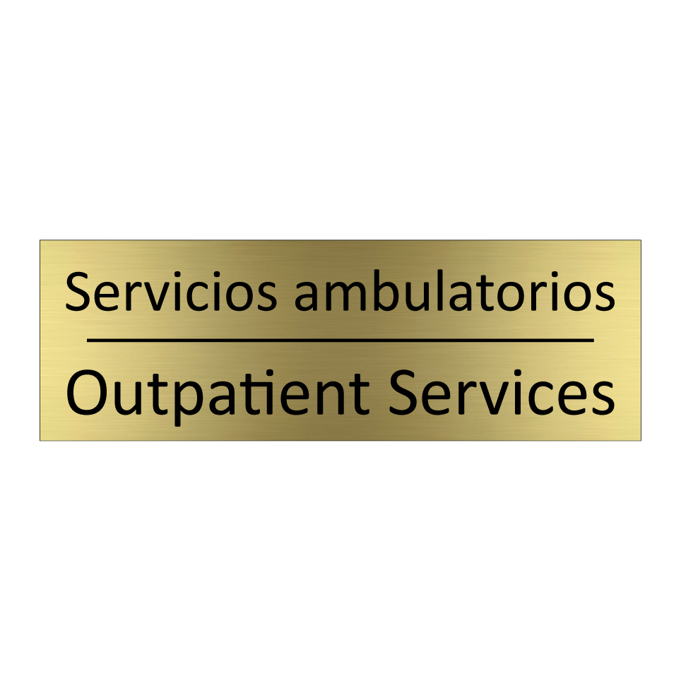 Servicios ambulatorios - Outpatient Services
