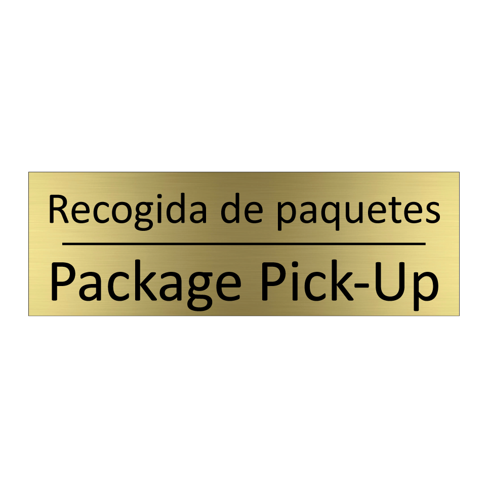 Recogida de paquetes - Package Pick-Up