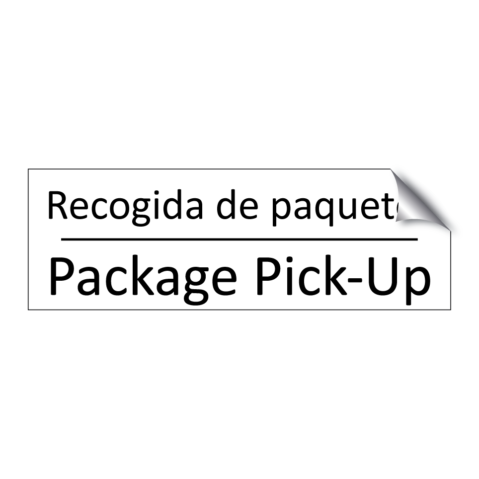 Recogida de paquetes - Package Pick-Up