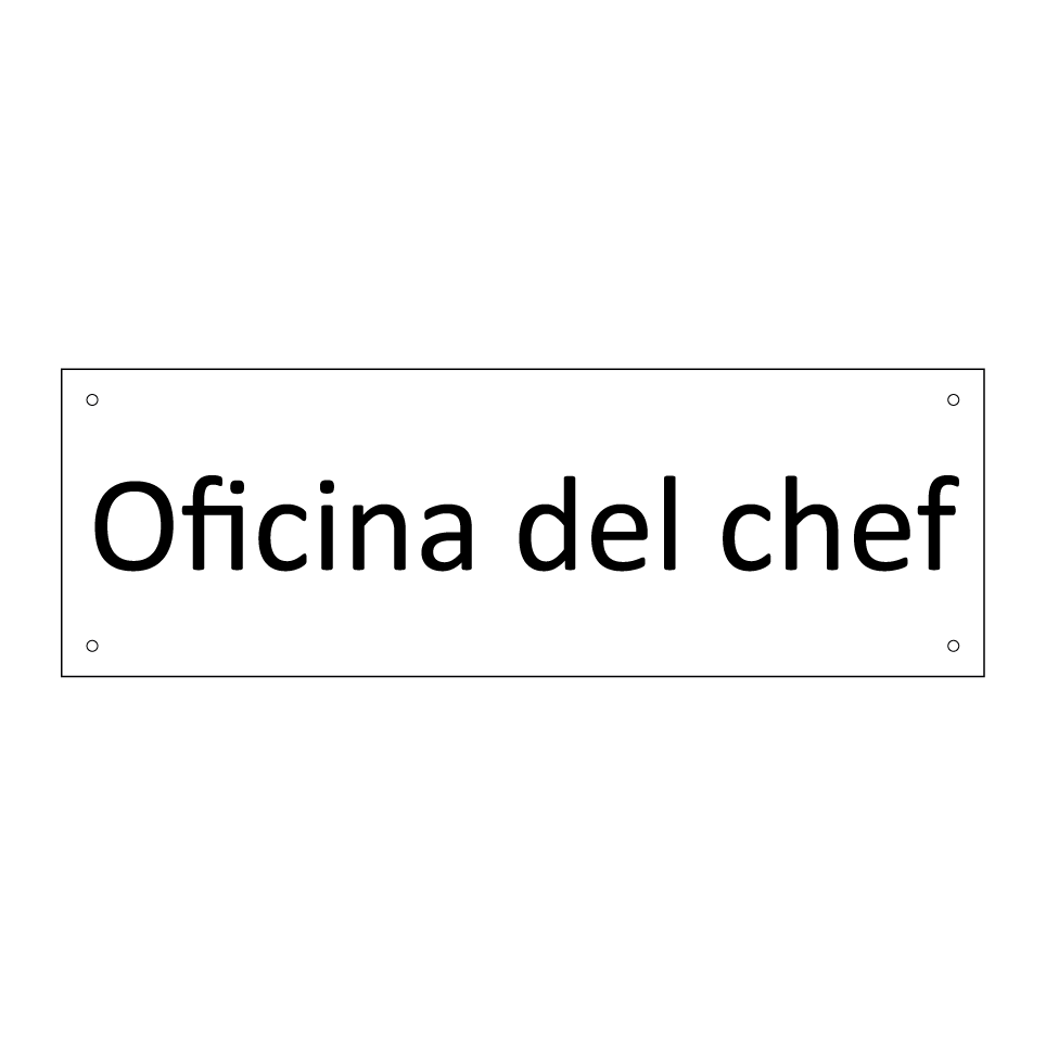 Oficina del chef