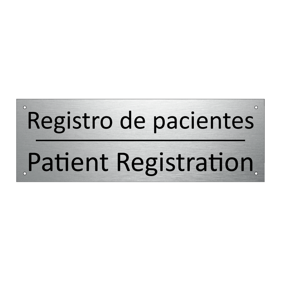 Registro de pacientes - Patient Registration