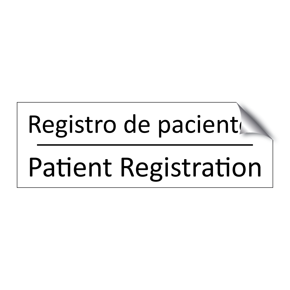 Registro de pacientes - Patient Registration