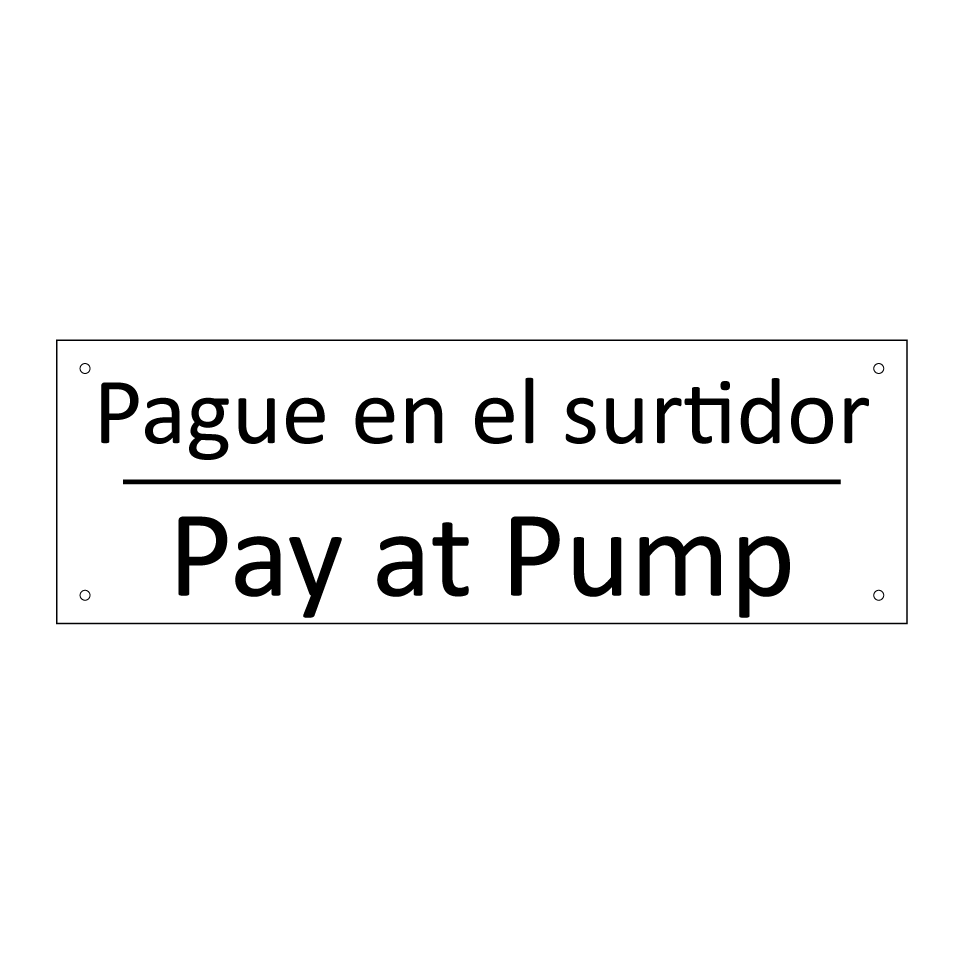 Pague en el surtidor - Pay at Pump
