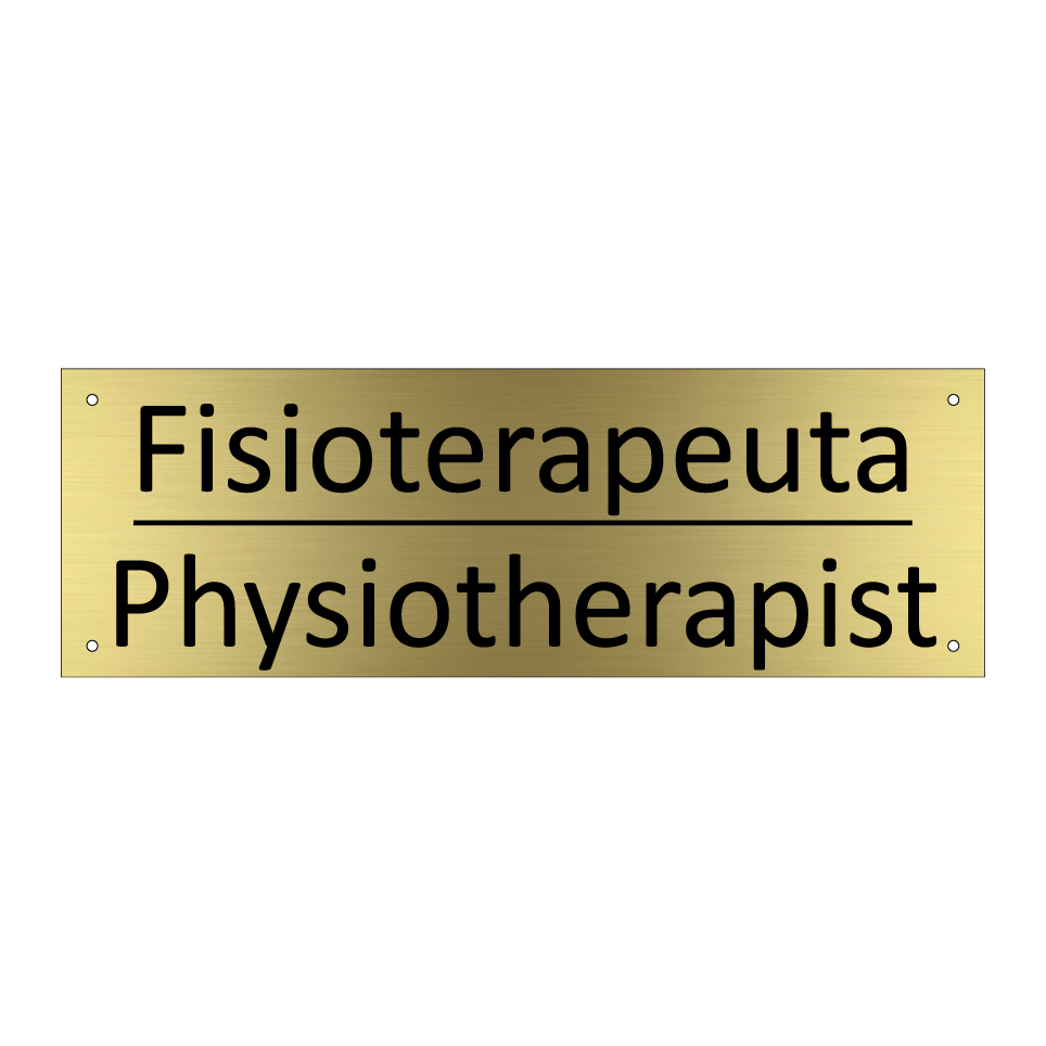 Fisioterapeuta - Physiotherapist