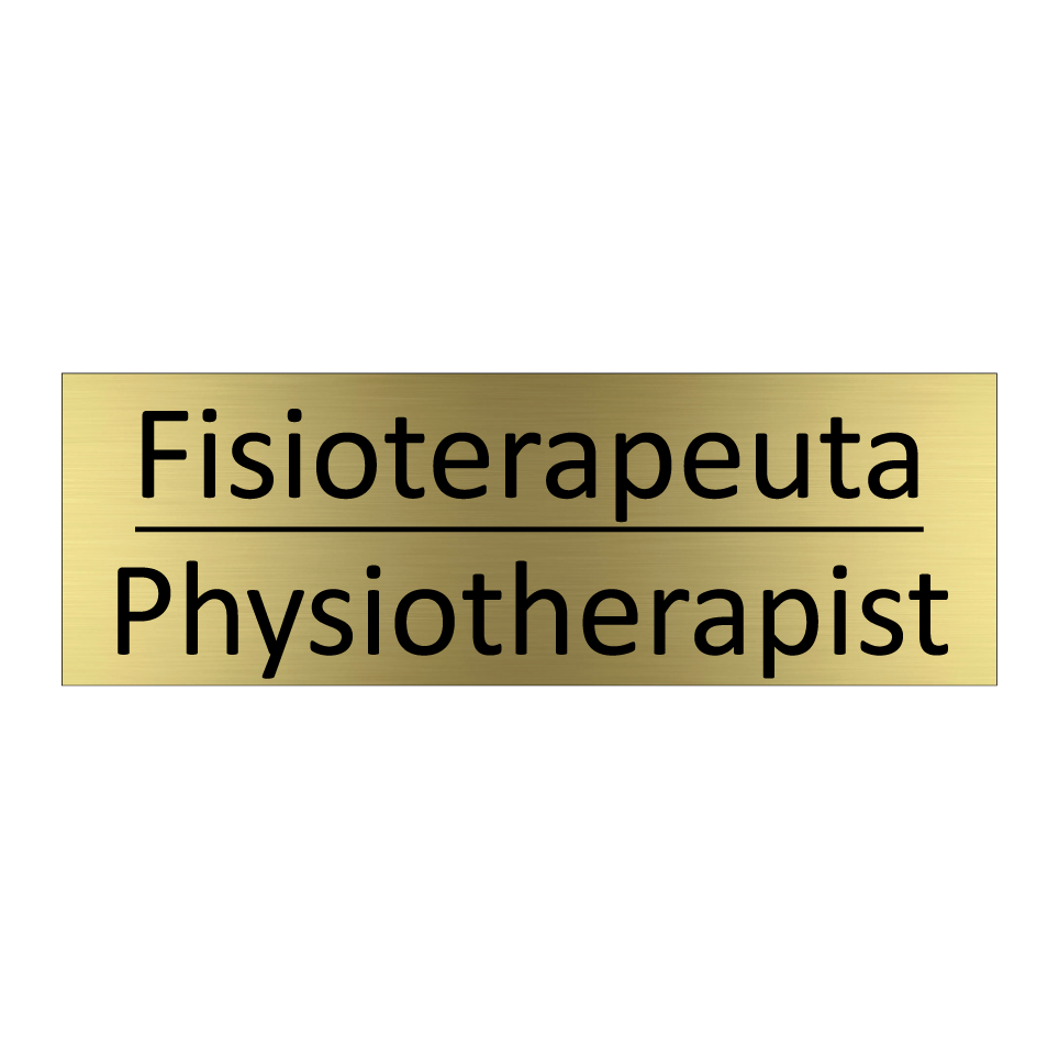 Fisioterapeuta - Physiotherapist