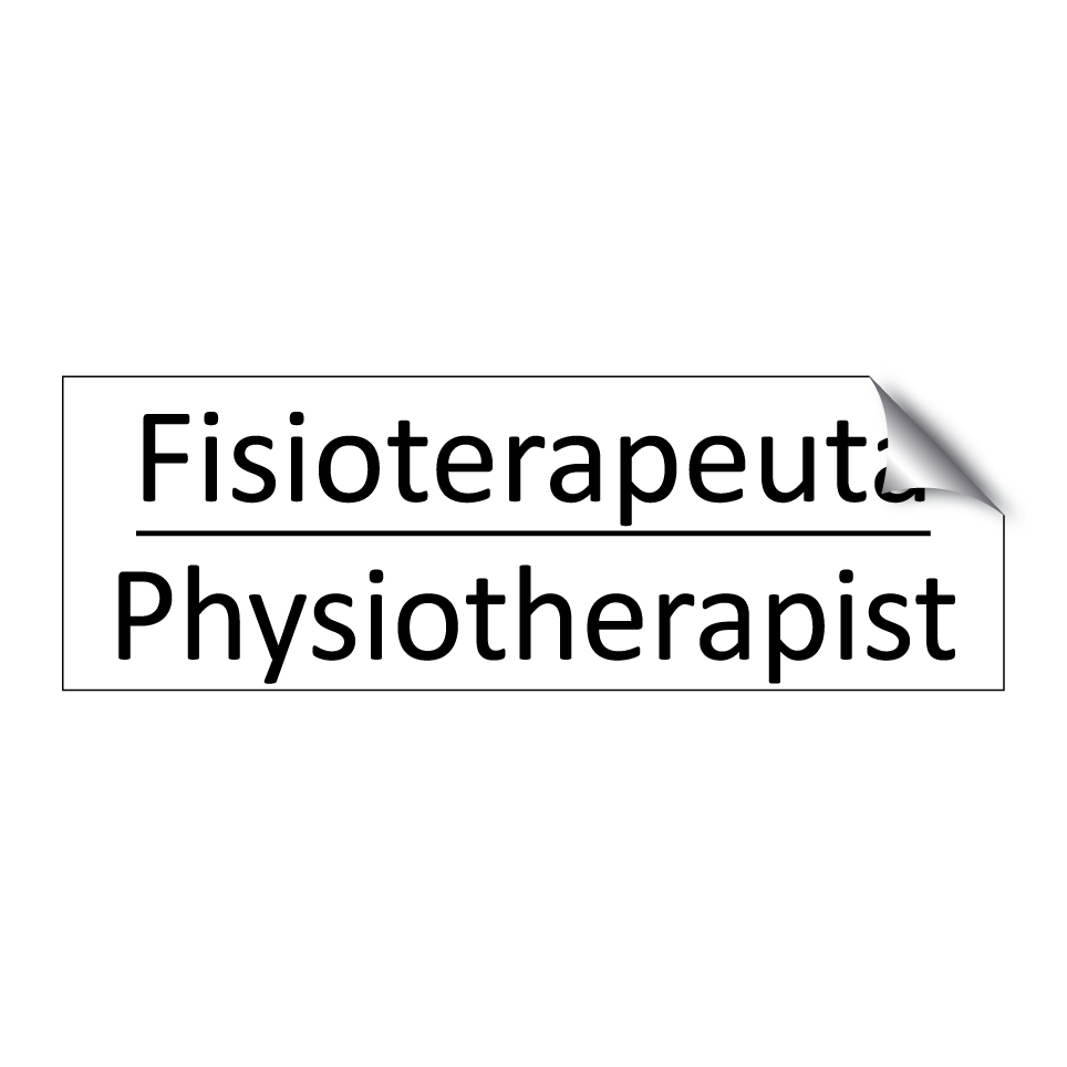 Fisioterapeuta - Physiotherapist