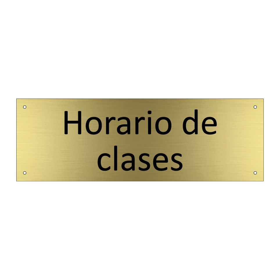 Horario de clases