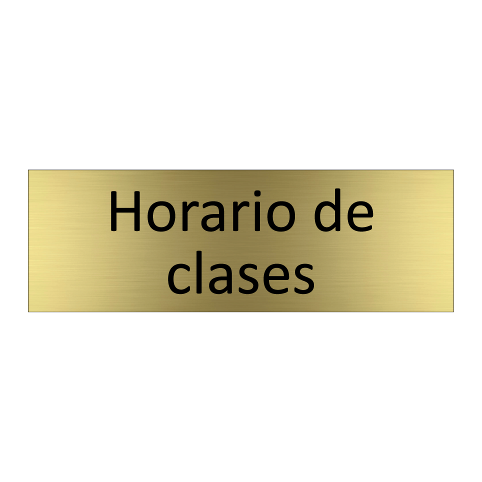 Horario de clases