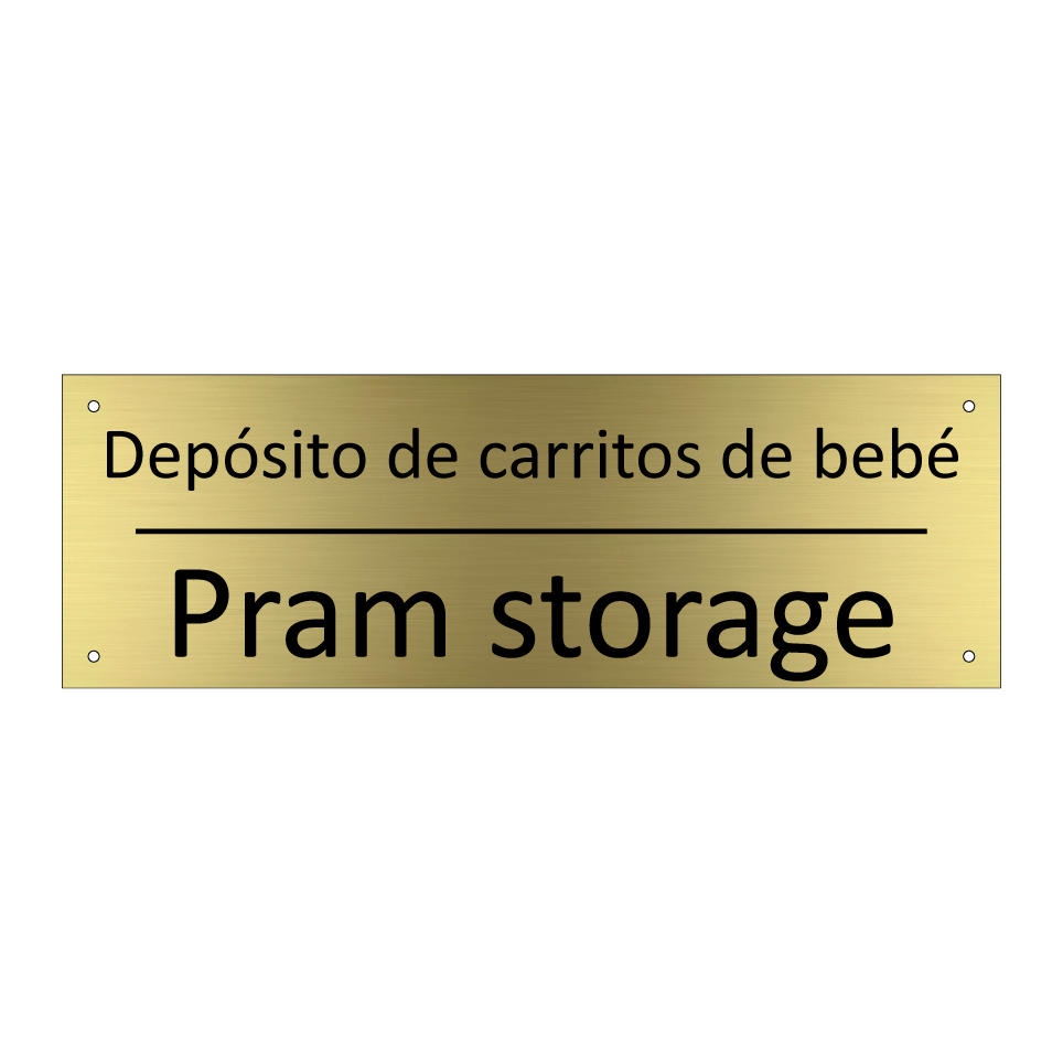 Depósito de carritos de bebé - Pram storage