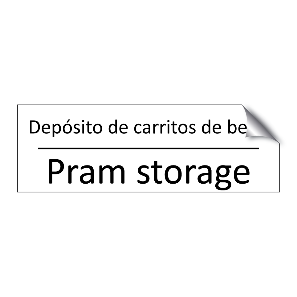 Depósito de carritos de bebé - Pram storage