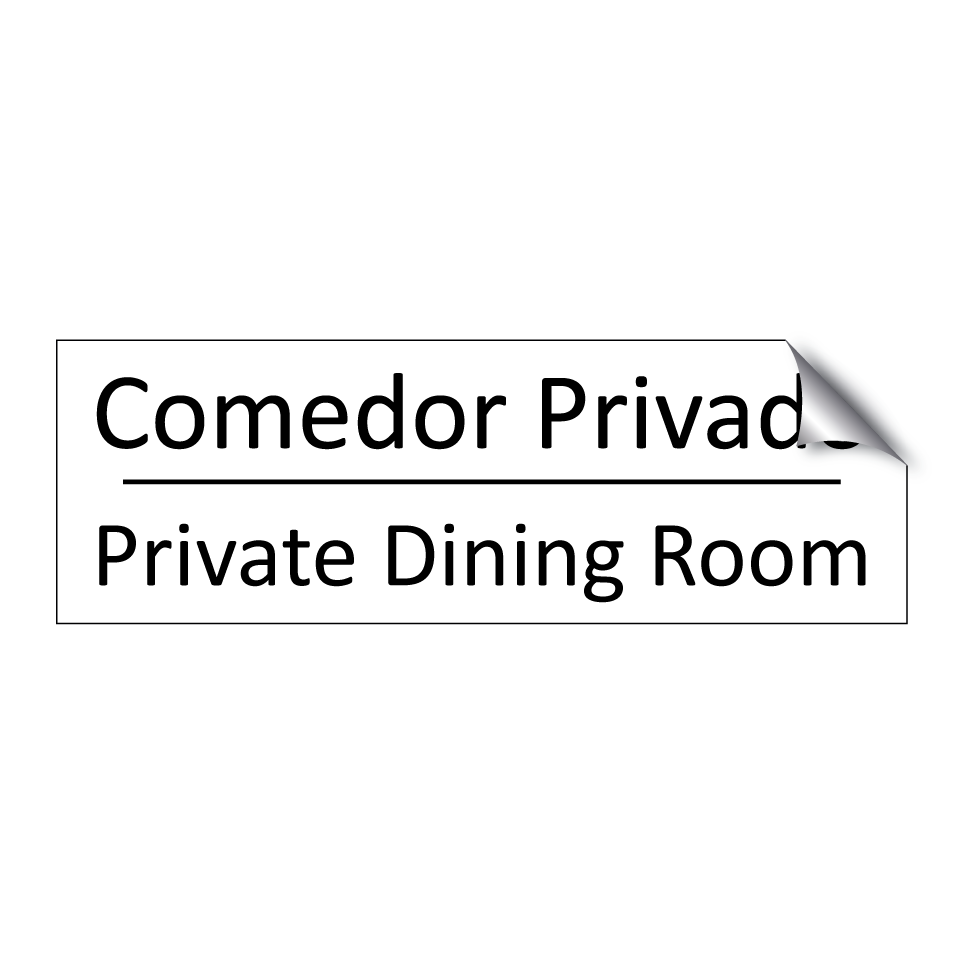 Comedor Privado - Private Dining Room