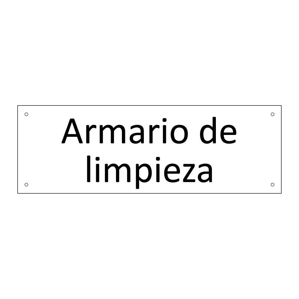 Armario de limpieza