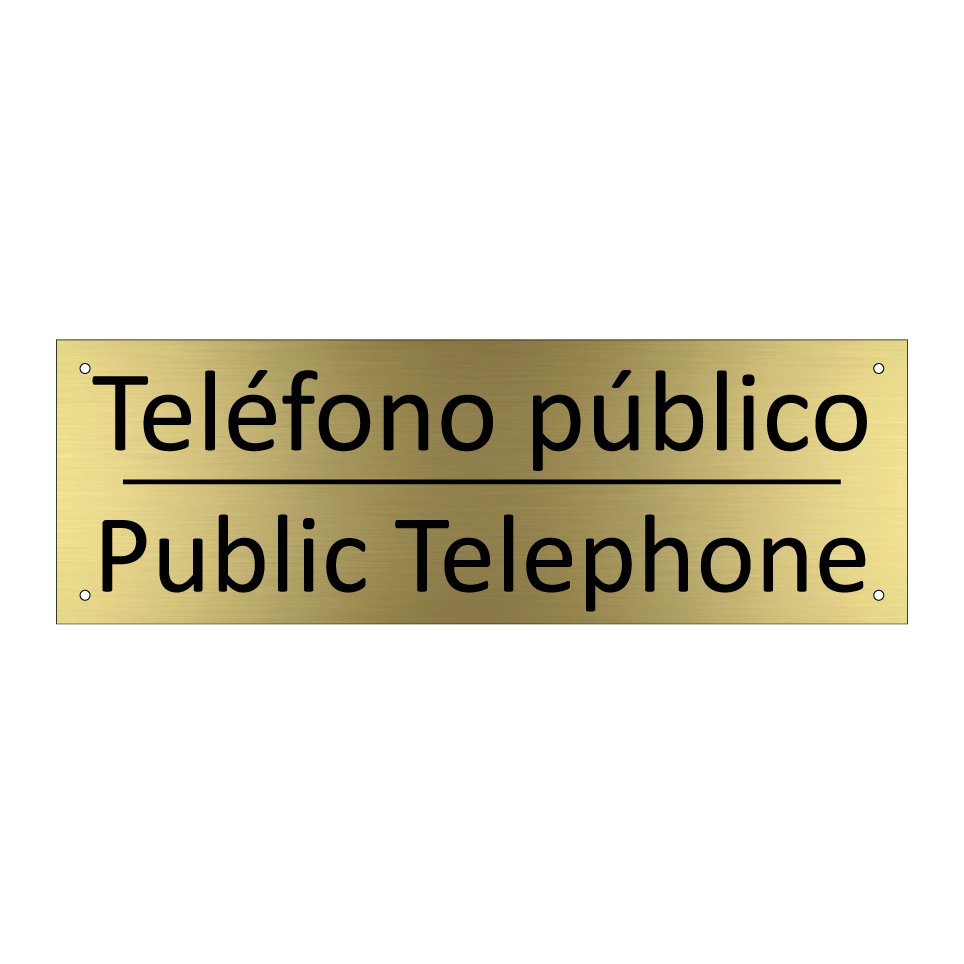 Teléfono público - Public Telephone