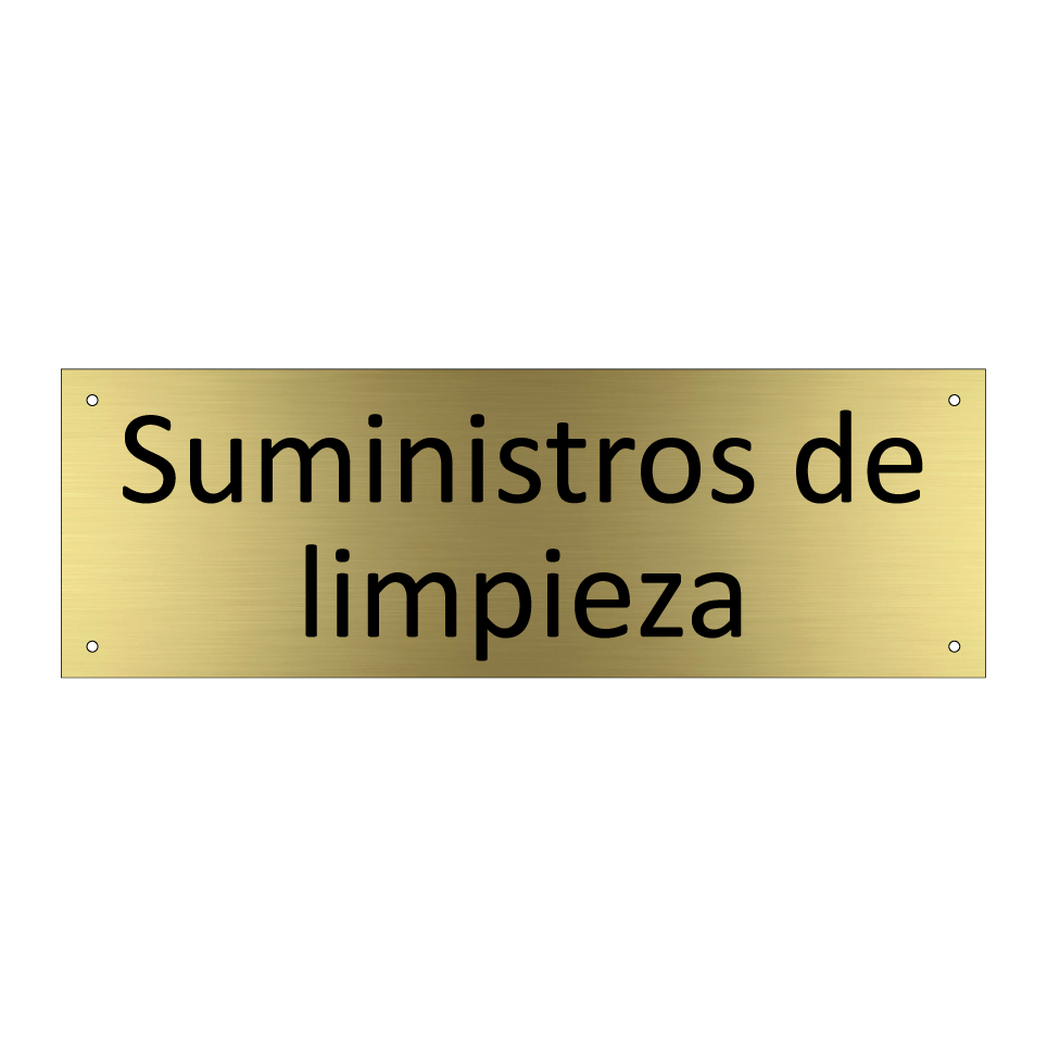 Suministros de limpieza