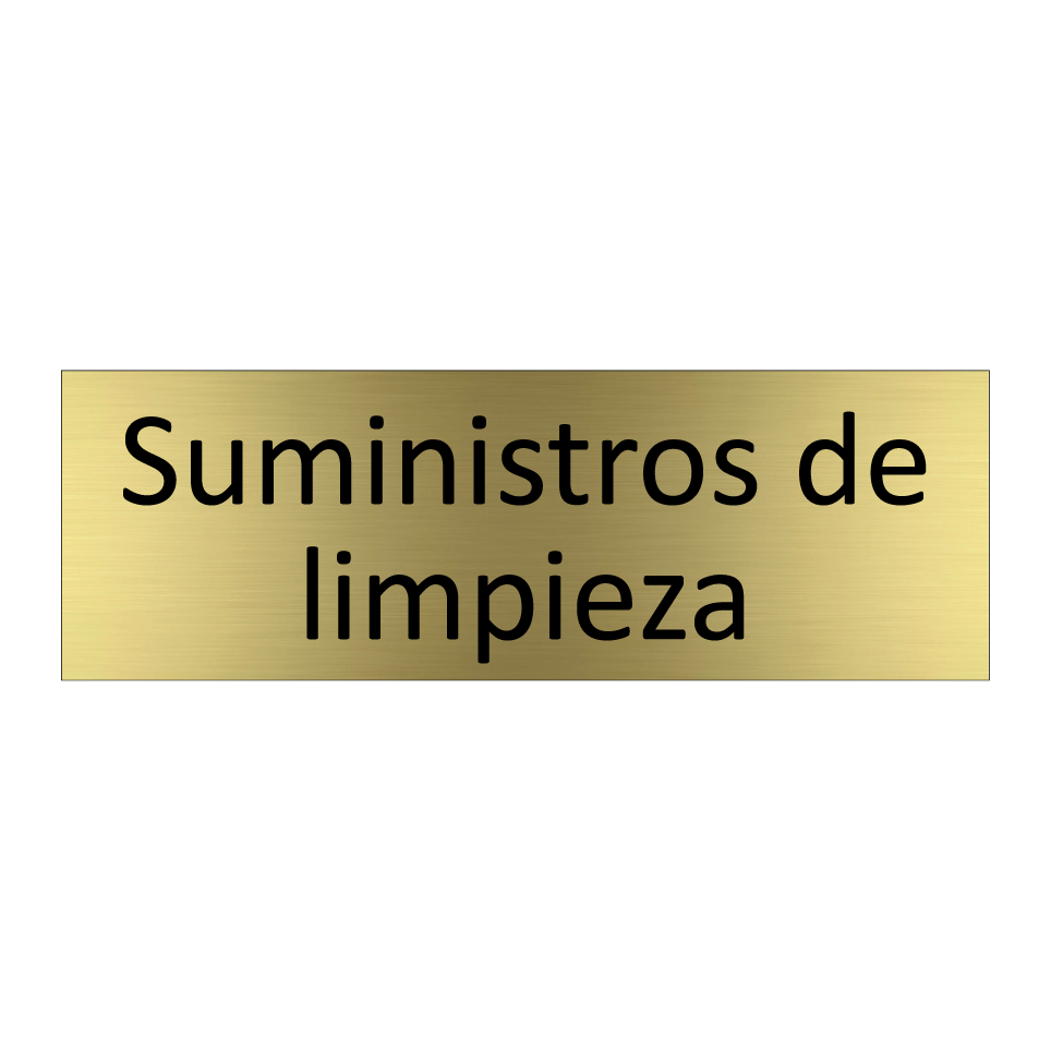 Suministros de limpieza