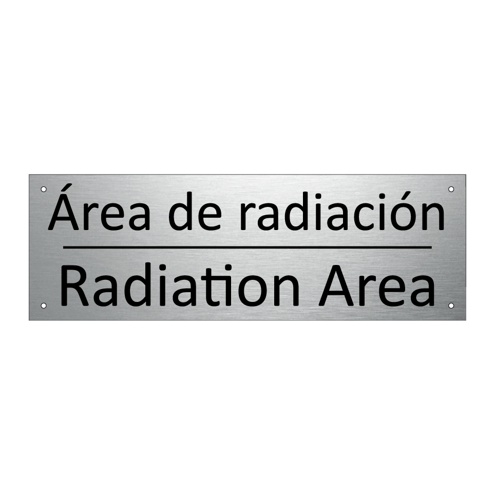 Área de radiación - Radiation Area