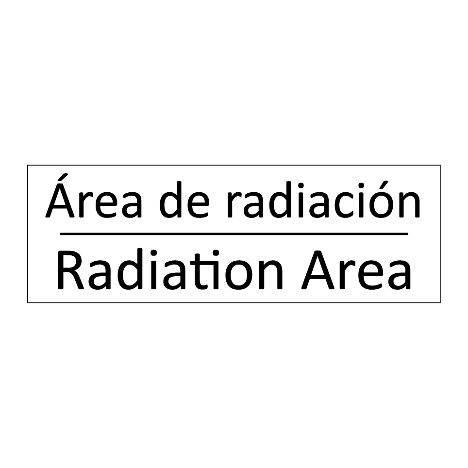 Área de radiación - Radiation Area