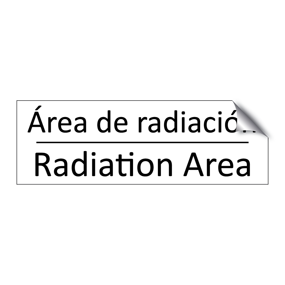 Área de radiación - Radiation Area