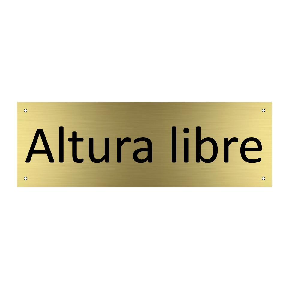 Altura libre