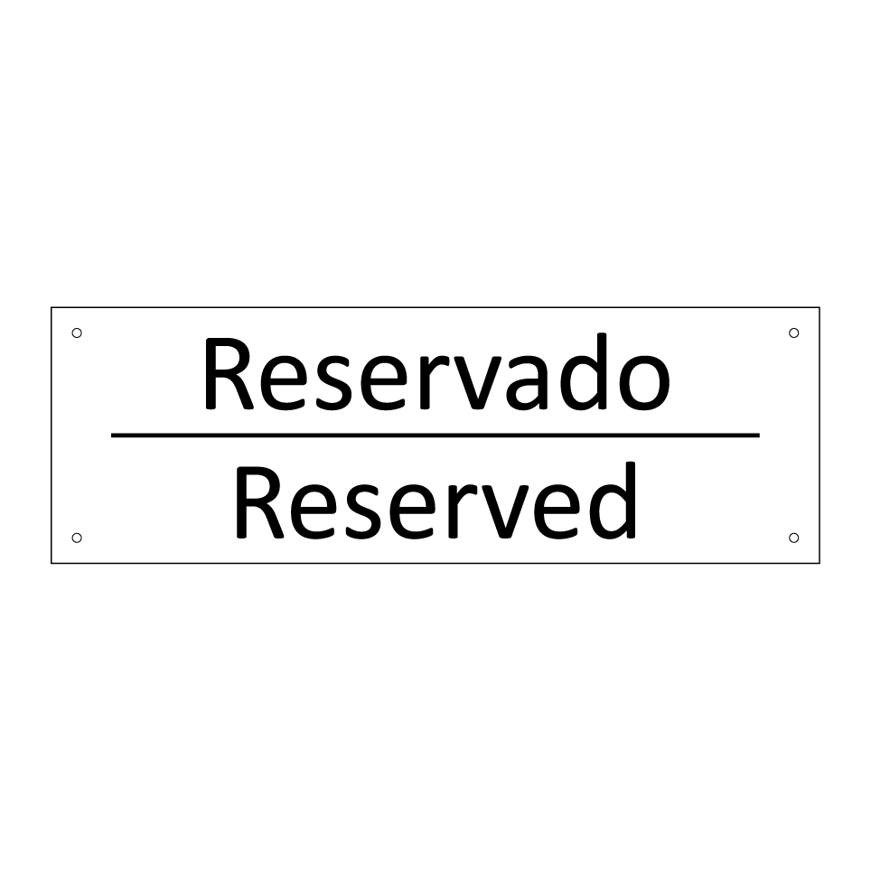 Reservado - Reserved
