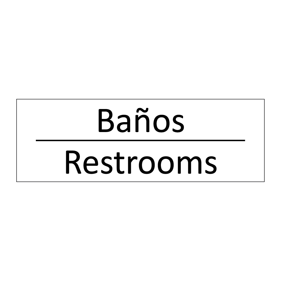 Baños - Restrooms