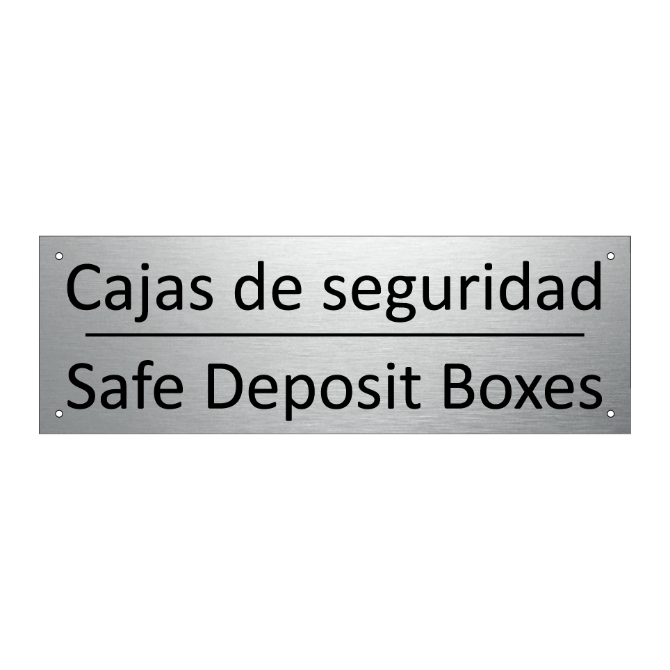Cajas de seguridad - Safe Deposit Boxes