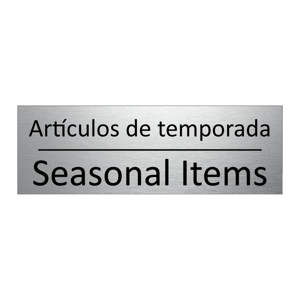 Artículos de temporada - Seasonal Items