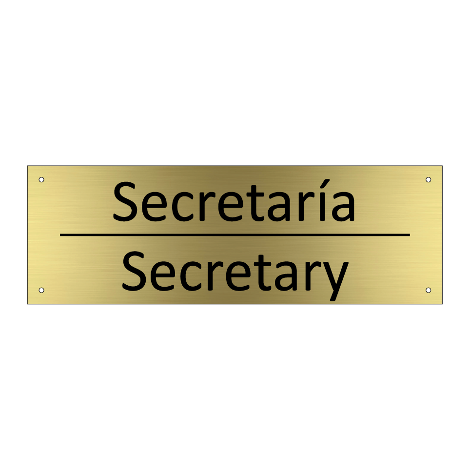 Secretaría - Secretary