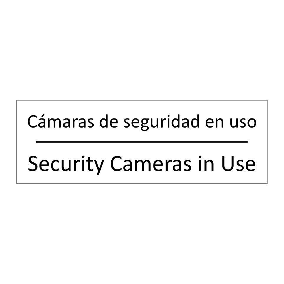 Cámaras de seguridad en uso - Security Cameras in Use