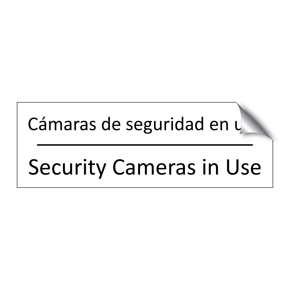 Cámaras de seguridad en uso - Security Cameras in Use